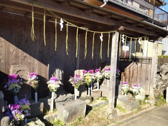 底豆法師心月良善の碑の写真